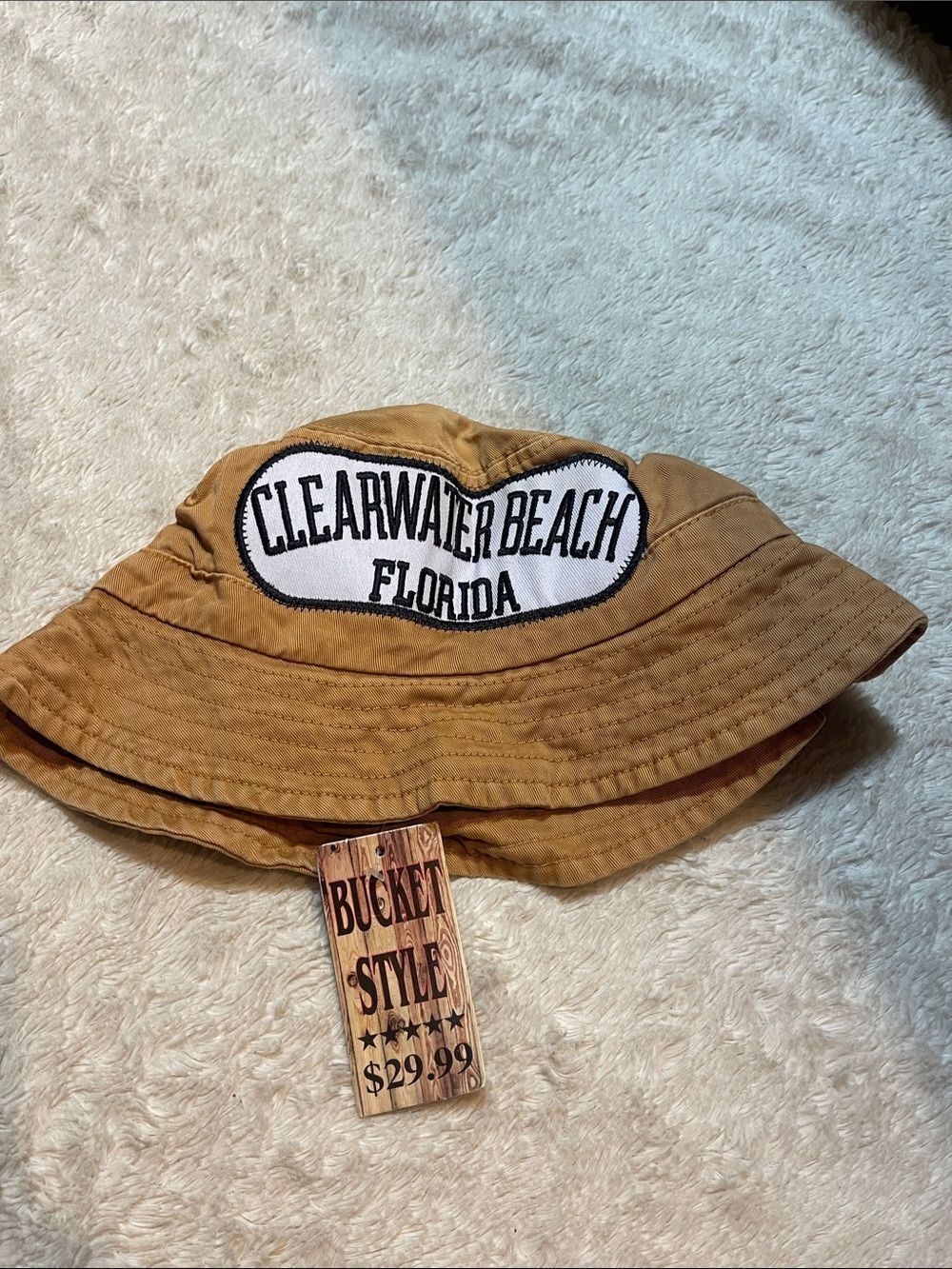 Clearwater Beach Florida Bucket Hat - Brown